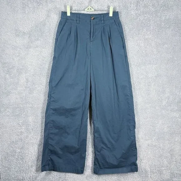 Pact Women's Cropped Pants in Blue - Picture 3 of 13